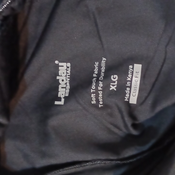 Landau Women's Essentials Relaxed Fit 2-Pocket Elastic Scrub Pants 8327 - Picture 7 of 13